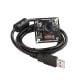 Arducam 2MP Global Shutter USB Camera Board, 50fps OV2311 Monochrome UVC Webcam with Low Distortion M12 Lens Without Microphones
