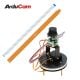 Arducam IMX477 12MP PTZ Camera for Raspberry Pi 4/3B+/3 and Jetson Board, IR-Cut Switchable Camera with Metal Base and 2 Digital Servos