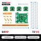 64MP Autofocus Synchronized Quad-Camera Kit for Raspberry Pi
