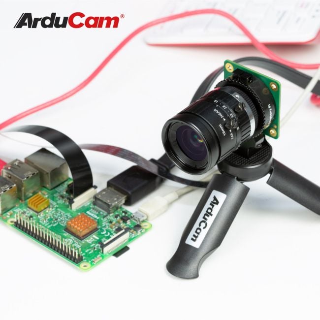 Arducam C-Mount Lens Bundle for Raspberry Pi HQ Camera, 16mm Focal