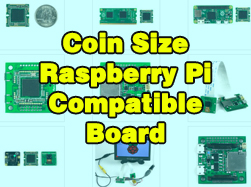 Smallest Raspberr Pi Clone – 24 x 24mm Coin Size Raspberry Pi Compatible Board