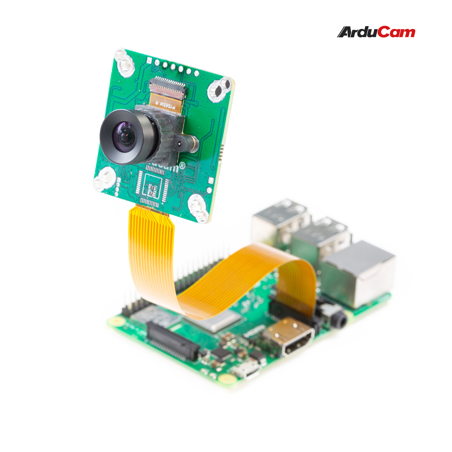 OV9281 MIPI 1MP Camera Board with M12 Mount Lens Arducam Monochrome Global Shutter Camera Module for Raspberry Pi 