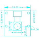 Diagram of Arducam 5 Megapixels 1080p Sensor OV5647 Mini Camera Video Module
