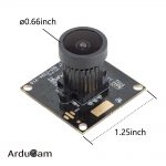 Arducam 1080P Low Light WDR Ultra Wide Angle USB Camera Module for Computer, 2MP CMOS IMX291 160 Degree Fisheye Mini UVC USB2.0 Spy Webcam Board with Microphone, 3.3ft Cable for Windows Linux Mac OS