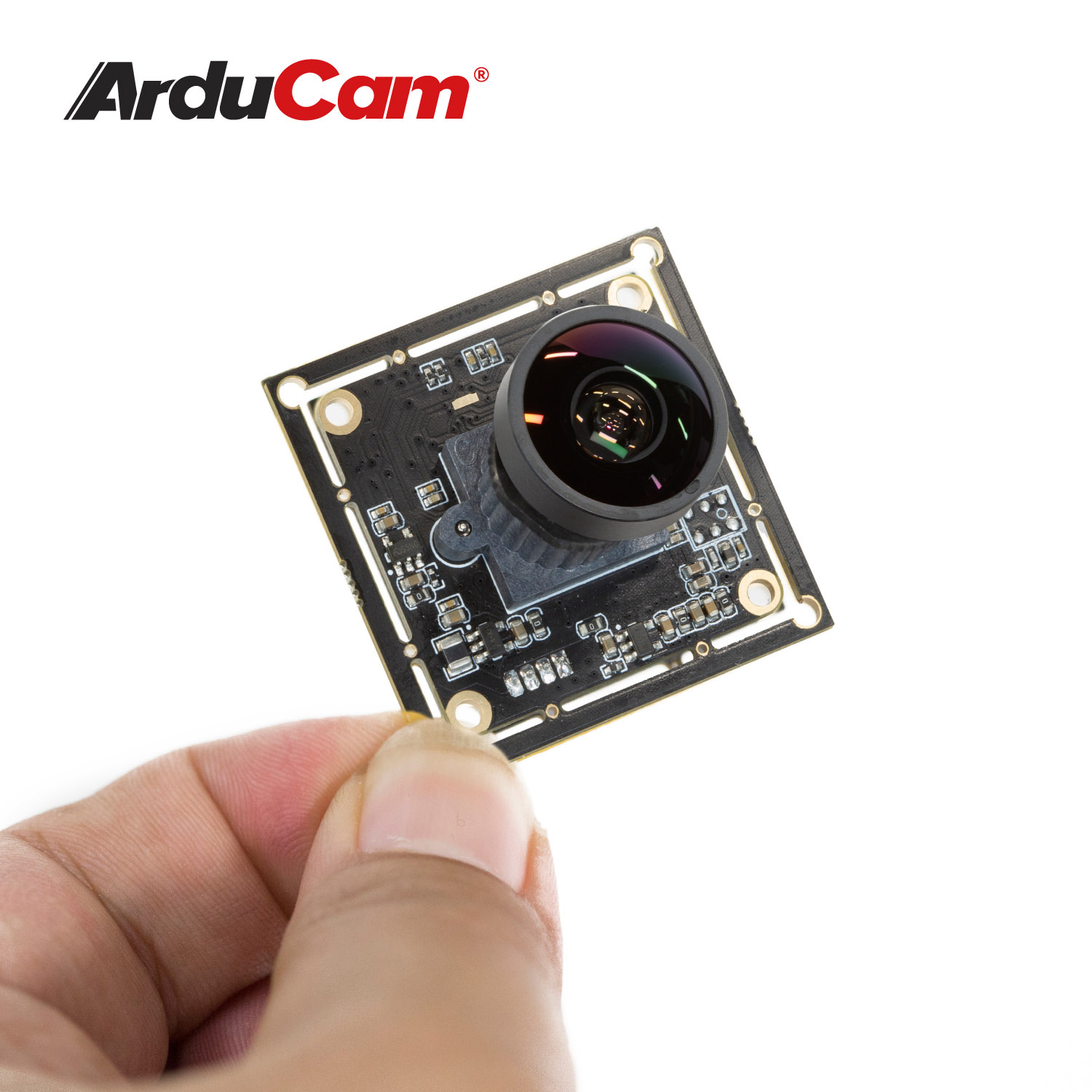 Arducam Fisheye Low Light Camera for Computer, 2MP IMX291 Wide Angle Mini UVC Video Camera Board with Microphone - Arducam