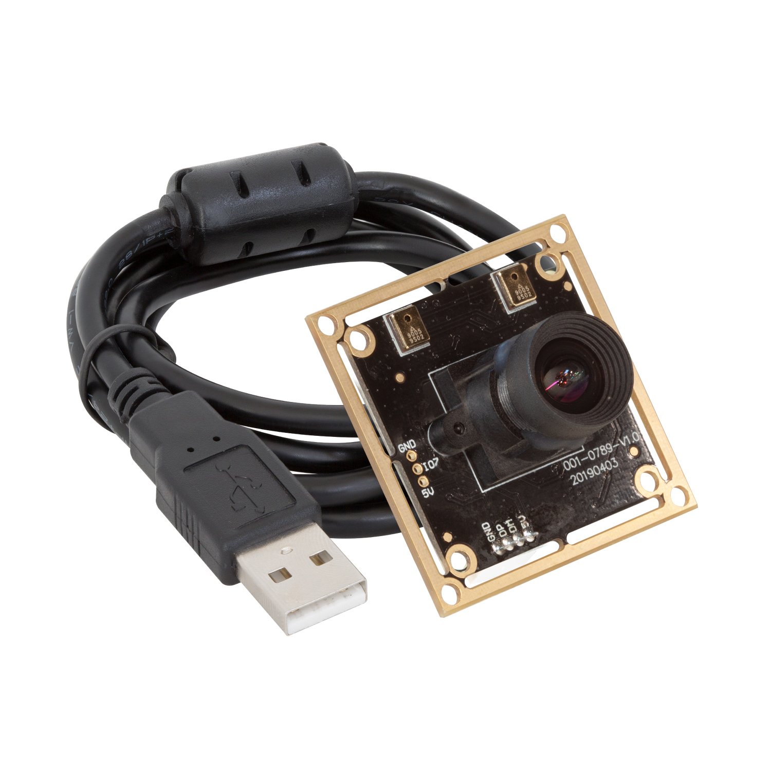 1pcs OV2710 2MP 1080P HD USB Camera Module with 100 Degree distortionless Lens and 1M USB Cable 