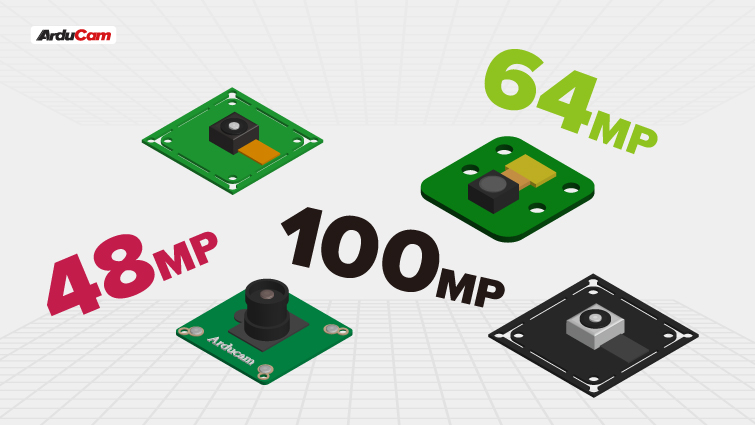 arducam is also building 64mp and 100mp cameras for Raspberry Pi