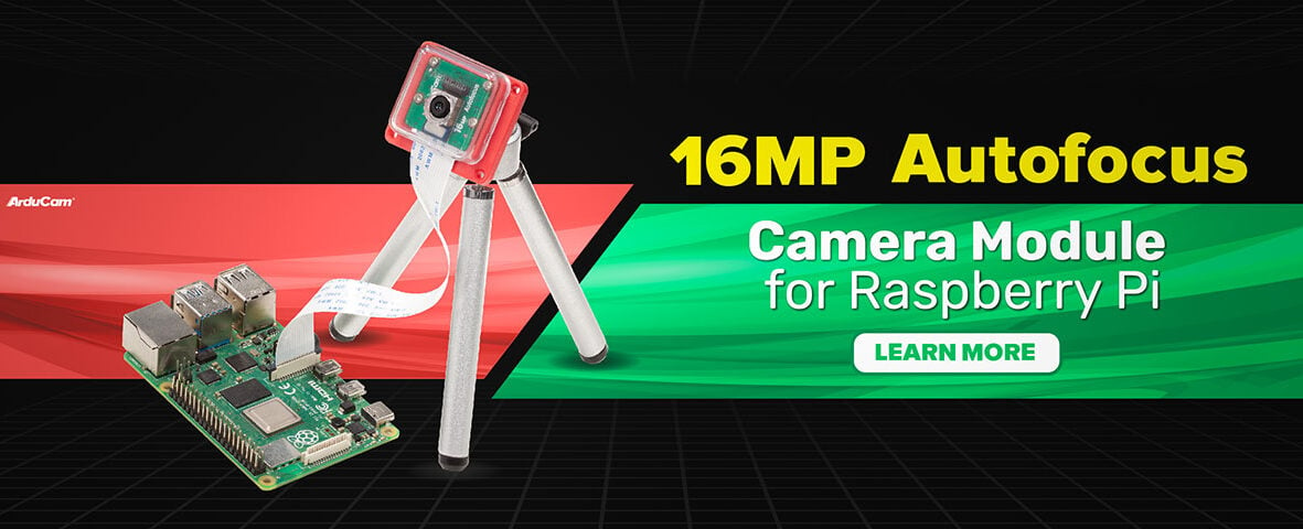 16MP Autofocus Camera Module for Raspberry Pi