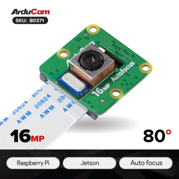 arducam 16mp high resolution camera for raspberry pi B0371 1