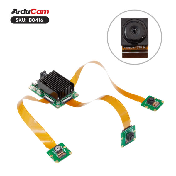 Arducam 12MP IMX378 Camera Module with wide angle for DepthAI OAK B0416 6