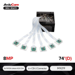 Arducam IMX219 Multi Camera Kit Jetson AGX Orin B0472 1