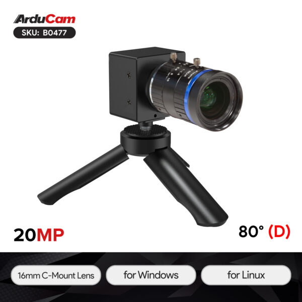 Arducam IMX283 20MP USB3.0 Camera B0477 11