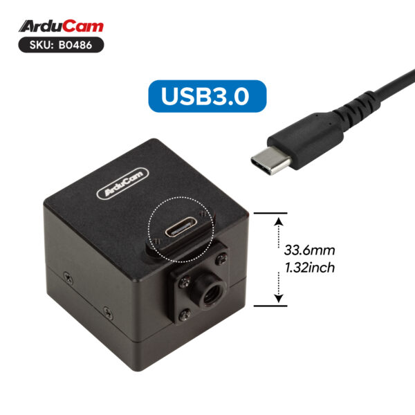 Arducam 5MP IMX335 OIS USB3 Camera B0486 4
